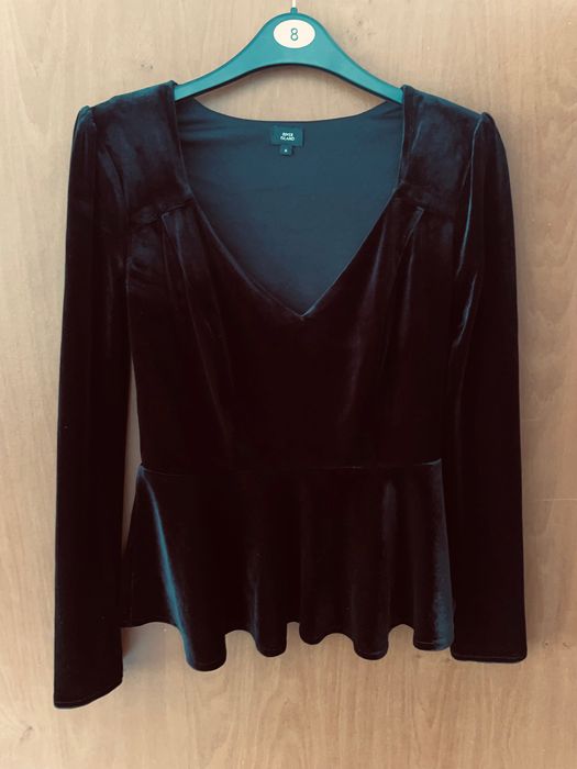Top elegant de catifea River Island (xs)