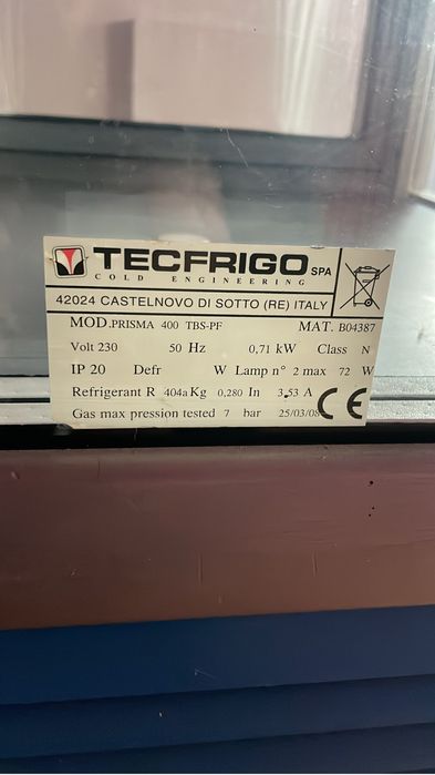 Vitrina  congelare prezentare