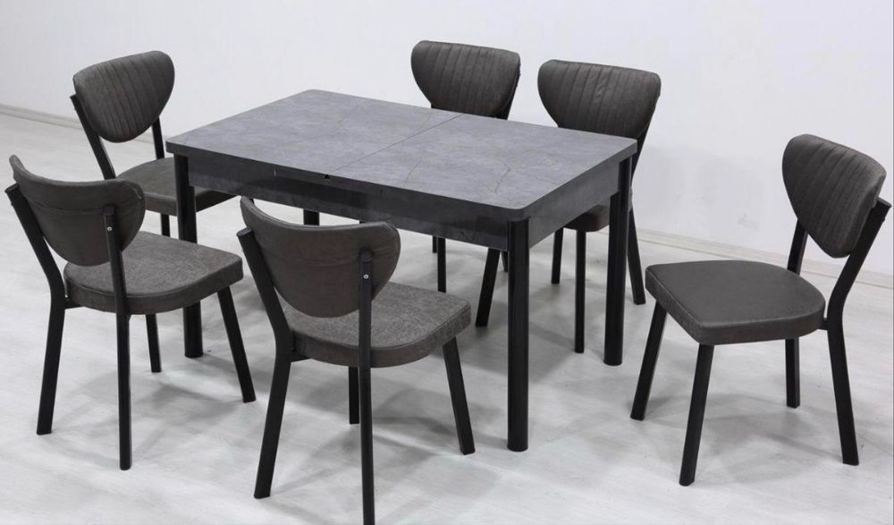 Set masa extensibila cu 6 scaune