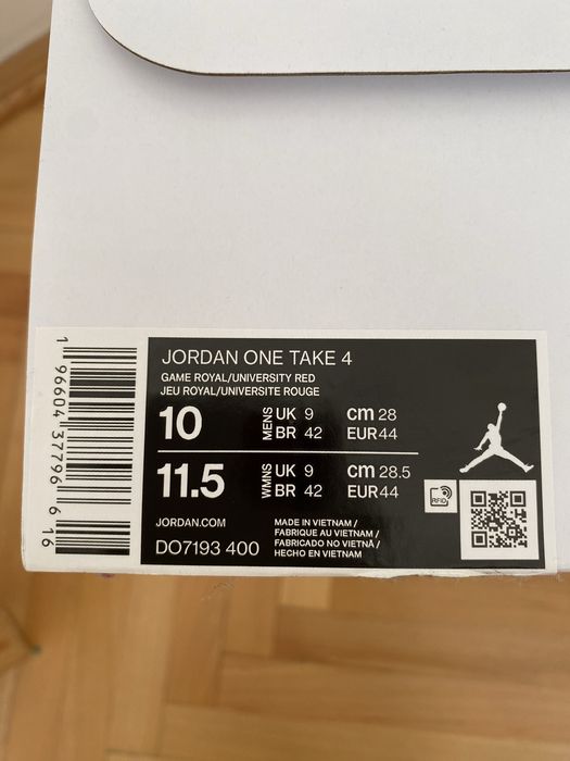 Adidasi baschet Jordan One Take 4 marimea 44