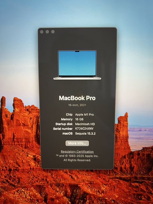 [TOP] 95% BH - 1TB, 16", БЕЗ ЗАБЕЛЕЖКИ, 16GB, Macbook PRO M1 Pro, Apple Store