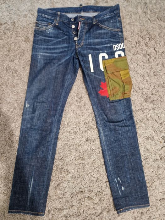 Dsquared2 blugi skater originali, marimea 48, slim