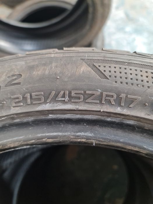 4x 215/45/17 VARA HANKOOK 5MM 2019 Stare impecabila