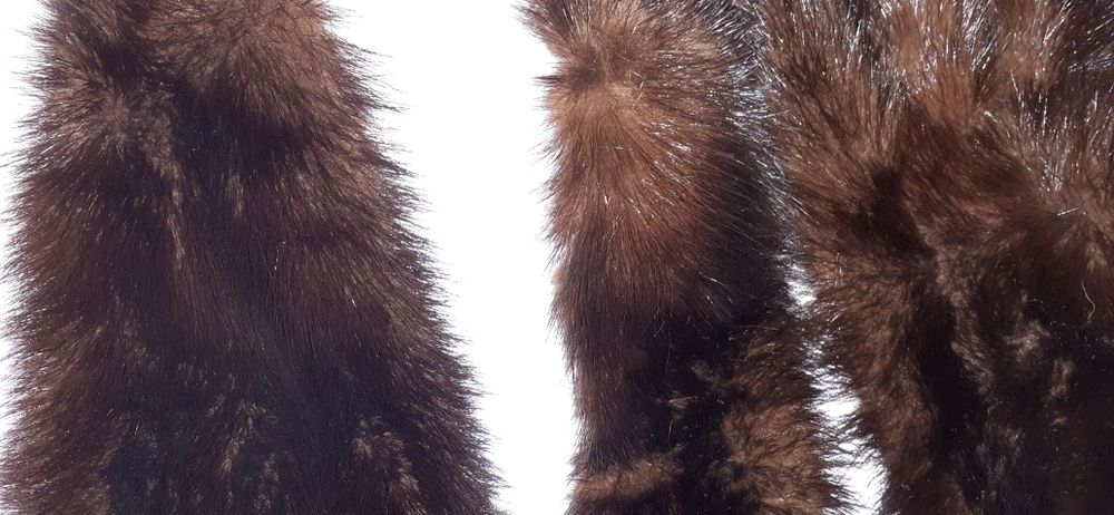 Guler din blana de nurca/nutrie