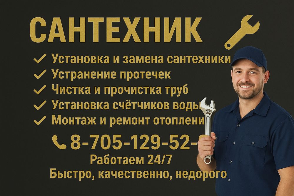 Услуги Сантехника  24/7