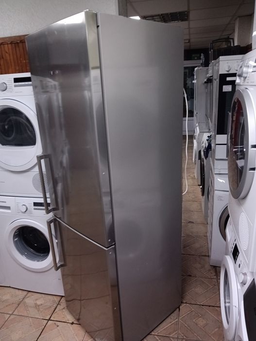 Иноксов комбиниран хладилник с фризер Бош Bosch С+++ 2 години Гаранция