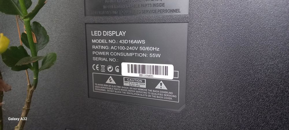 Телевизор Crown 43 inch