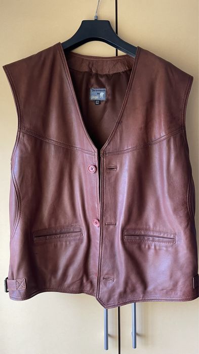 Vesta piele casual, marime L