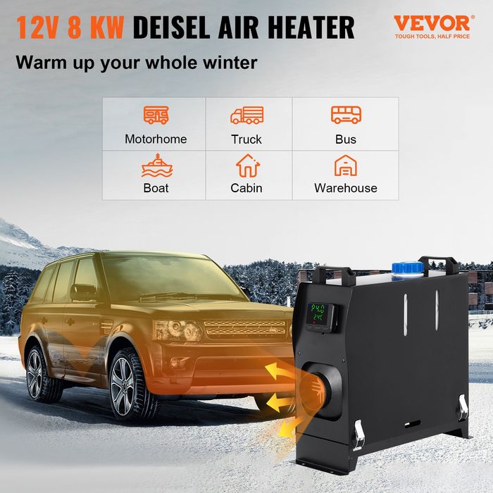 Incalzitor Diesel 8KW,All in One 12V,Caravana