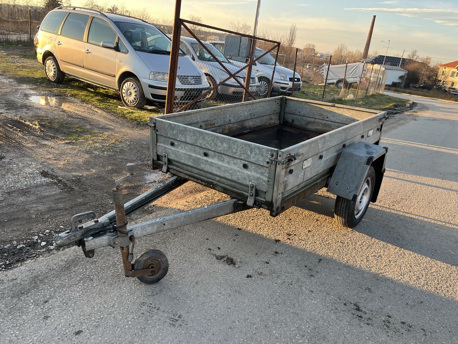 Немско Туристическо Ремарке 750кг. 2.10х1.10 Внос Германия