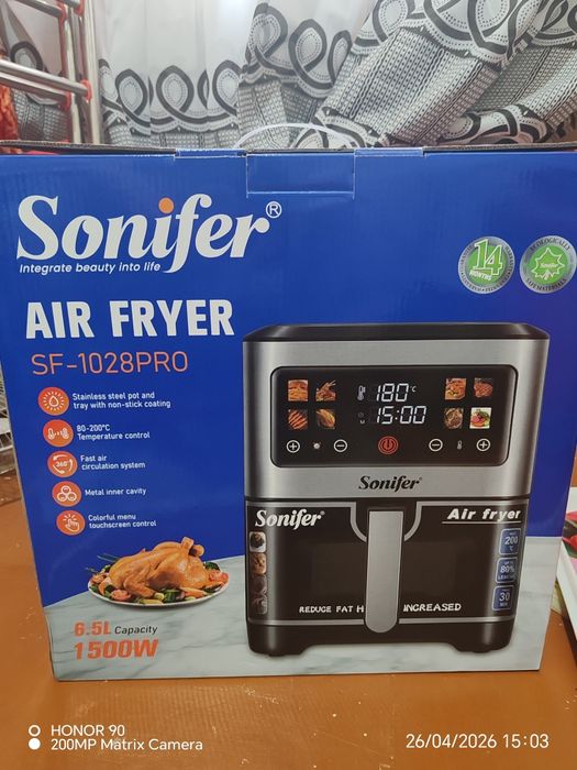 Продаётся Аэрофритюрница / аэрогриль Sonifer SF-1028 PRO

Sonifer SF-1