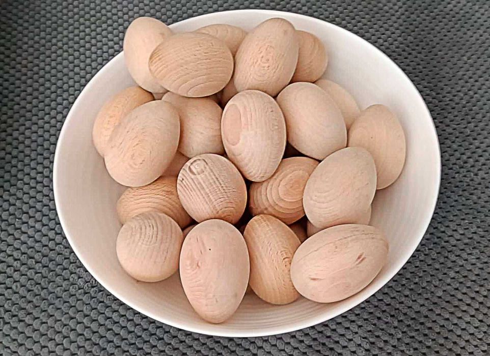 Букови дървени яйца-заготовка