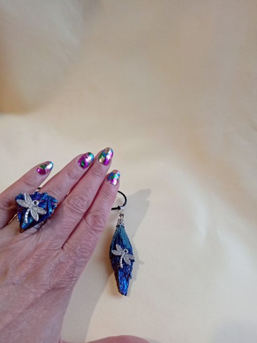 Комплект бижута колие у пръстен!