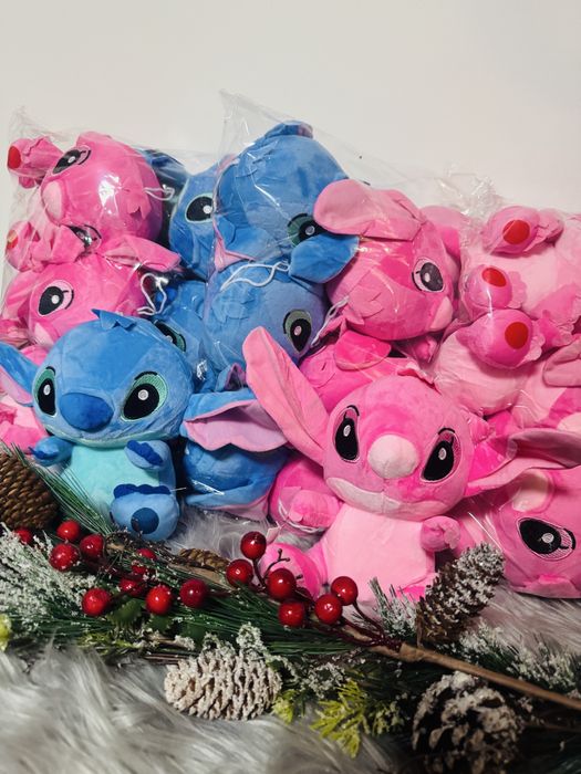 Ursuelt plus stitch 20cm/25cm/30cm/labubu stitch/ghiozdanel/respira