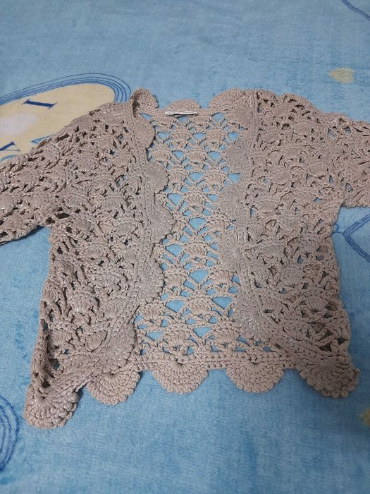 Bolero Mark and Spencer gri perlat, tricotat, mas. S