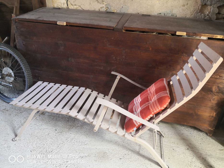 Sezlong de gradina din metal