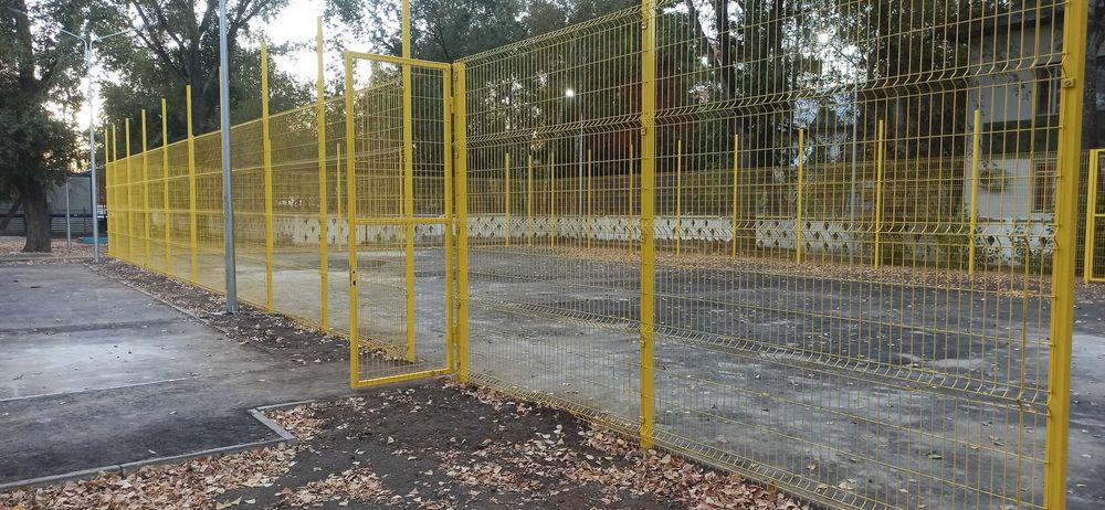 Забор из 3D сетки