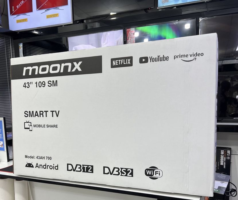Телевизор Moonx 43” Smart Tv Full HD со склада Доставка бесплатно