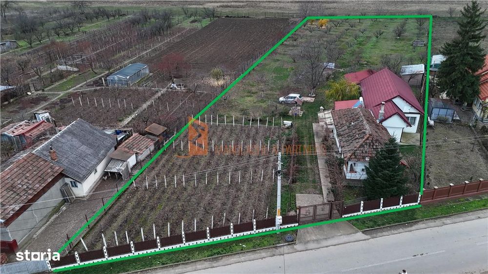 Casa tip parter + beci si teren 4684 mp in Candesti, Vernesti