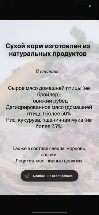 Корм для собак и кошек