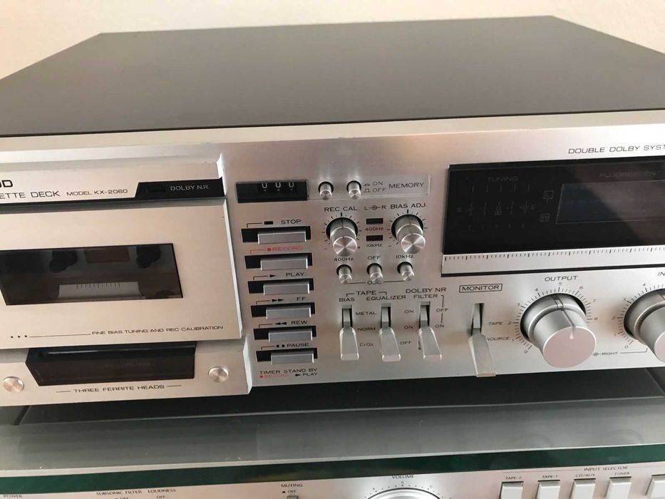 Kenwood KX-2060,3 Head Cassette Deck,TOTL 1980,Service efectuat-Top