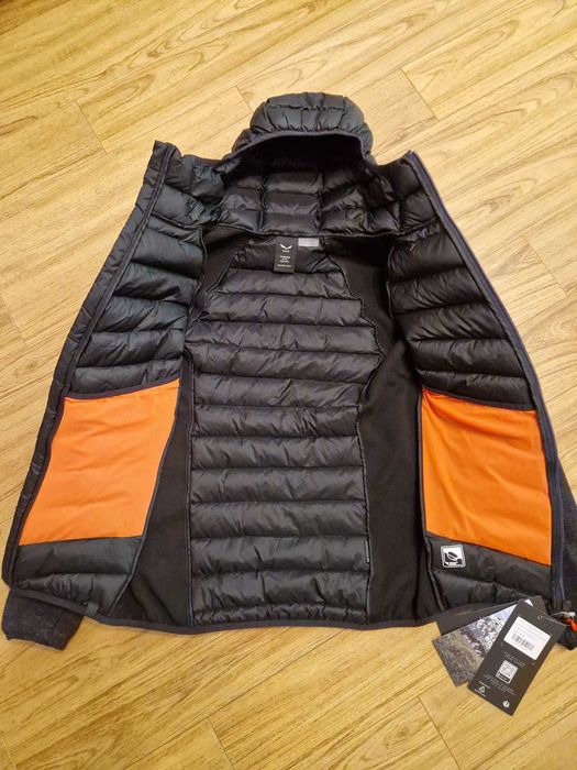 Geaca SALEWA, puf/merino wool, masura 56, noua sigilata