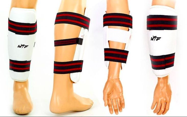 Защита, щитки ног и рук для тхэквондо (таэквондо)