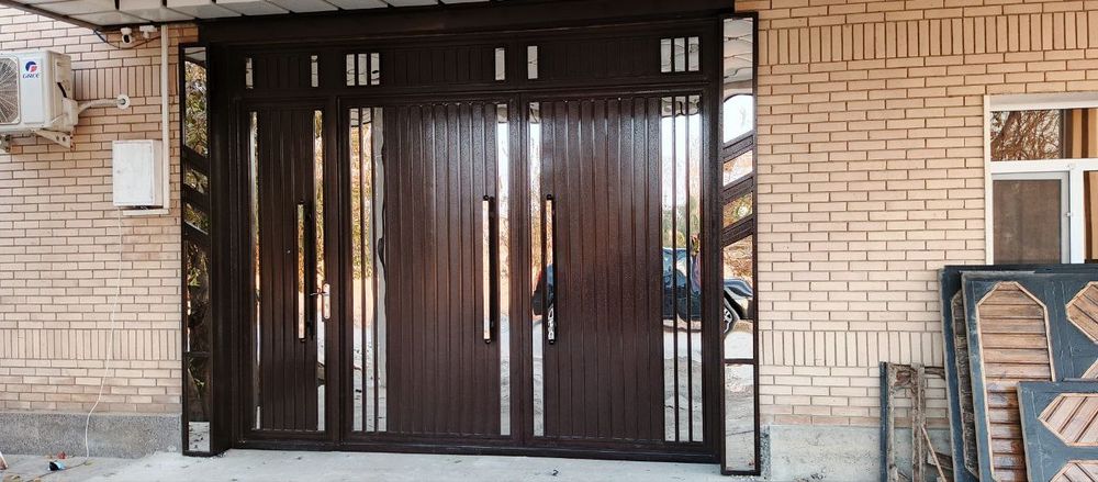 Sifatli darvoza eshiklar yasab o'rnatib beramiz