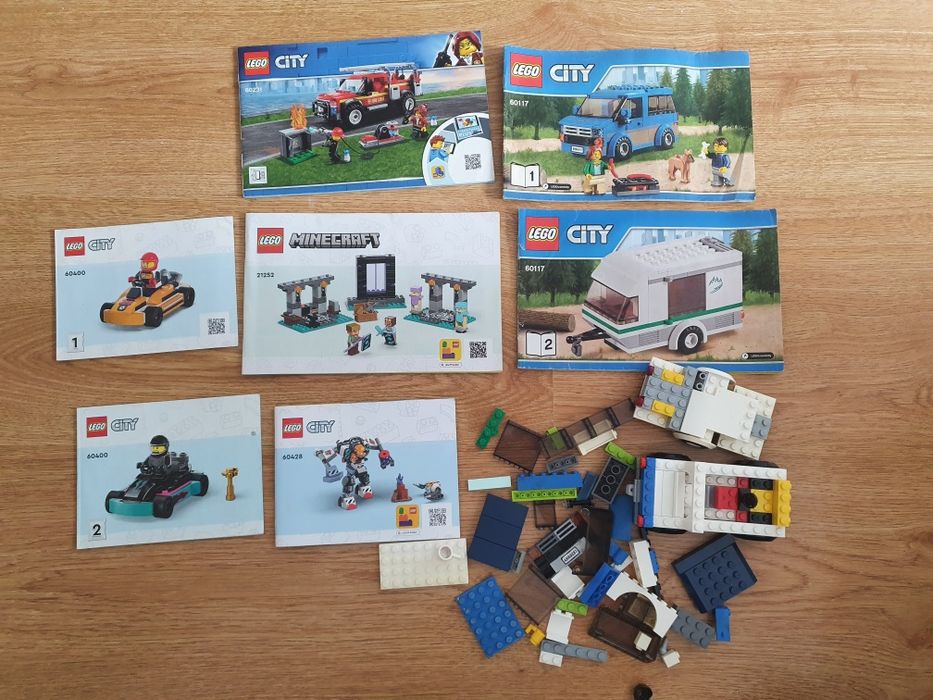 Lot instrucțiuni Lego  minecraft Ninjago creator