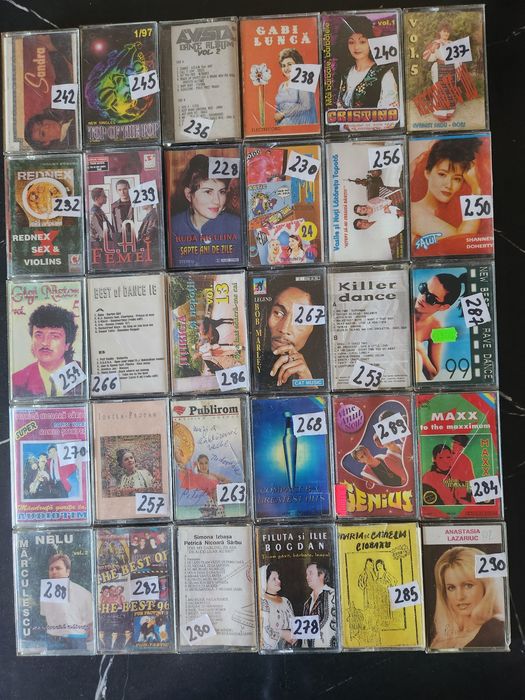 Casete audio ani 1990-2000