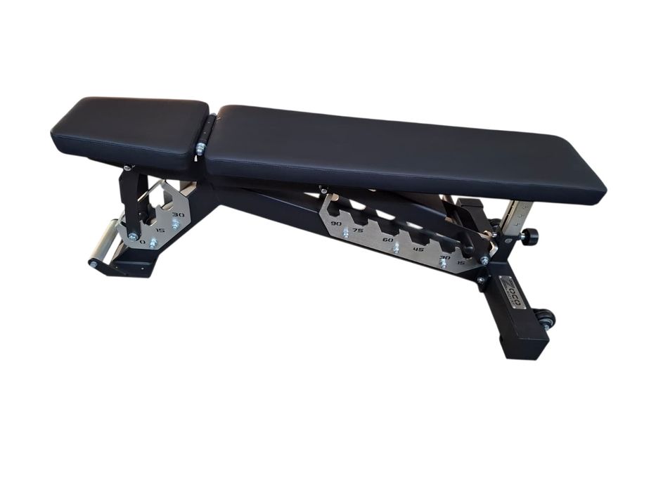 Bancă Fitness Reglabila, Profesională, Neagra