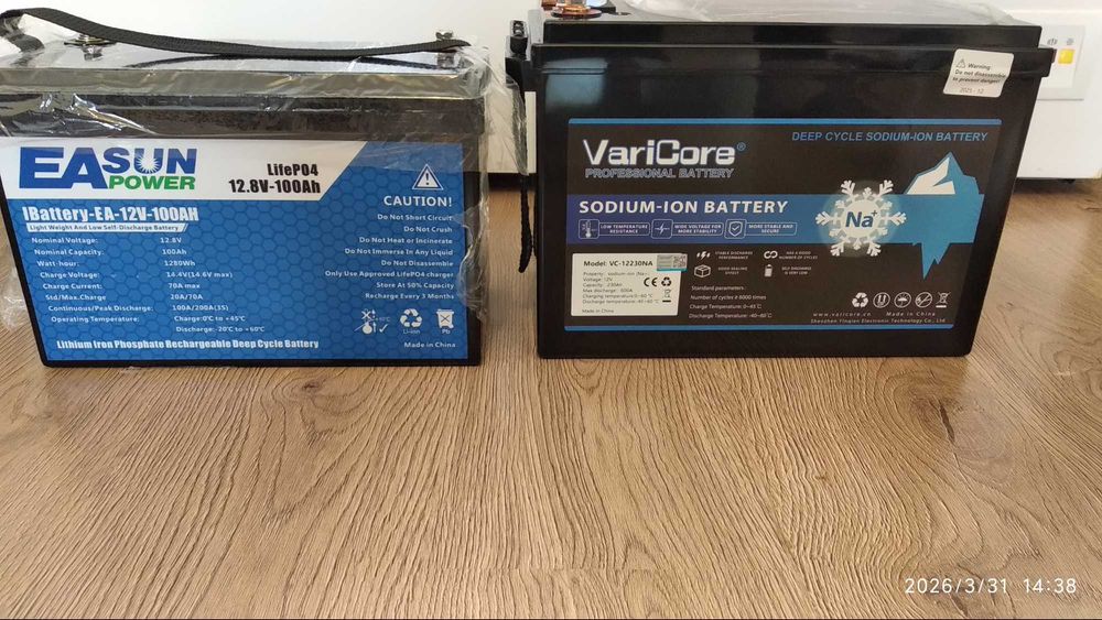 BATERIE ecologica cu SODIU/SARE, fara LITIU 12-15,6V/230Ah Casa Rulota