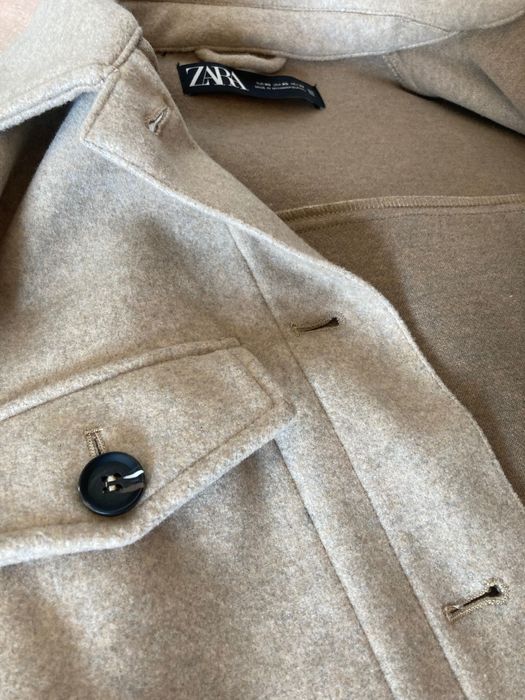 Палто с колан Zara
