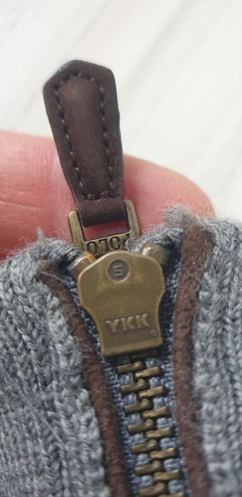 POLO Ralph Lauren Cardigan Merino Full Zip  L ОРИГИНАЛ! Мъжка Вълнена