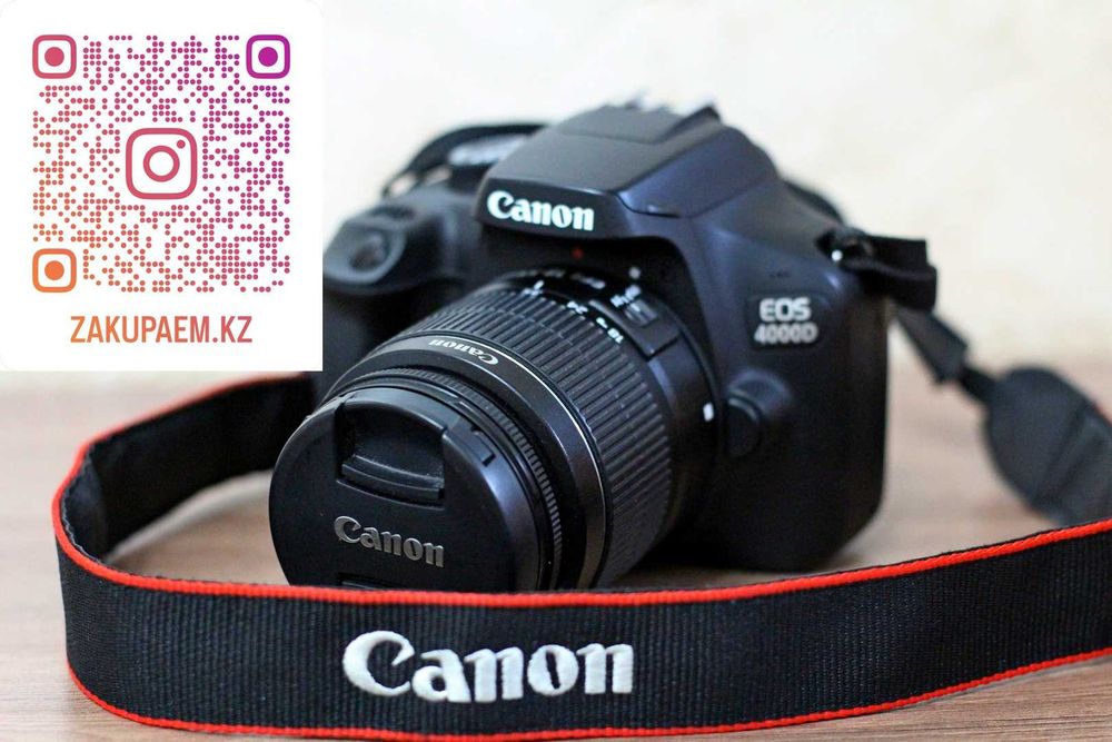 Canon Eos 4000D + Kit 18-55mm III