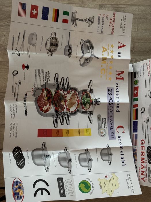 Set Profesional de gatit 23 piese