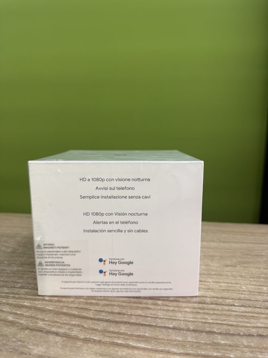 Google Nest Cam  HD 1080p white sigilata