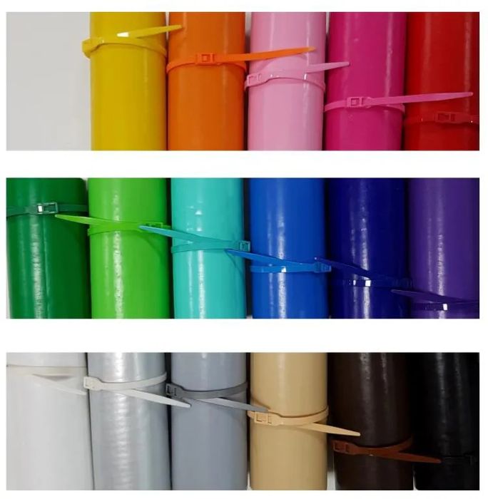 Пластиковые разноцветные хомуты/стяжки для игровых детских лабиринтов