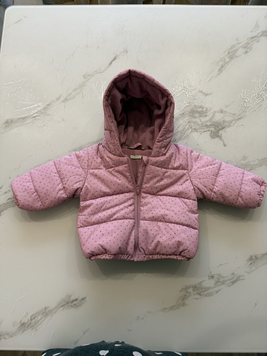 Зимно бебешко яке Benetton, размер 62 см, 3-6м.Ново!
