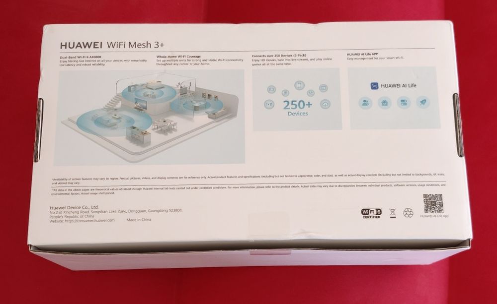 Huawei Mesh 3+ AX3000 WiFi 6 , 3 Pack рутър система