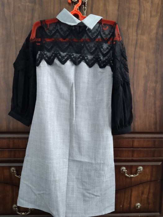 Turkiya koyne rangi qora va seriy razmeri M