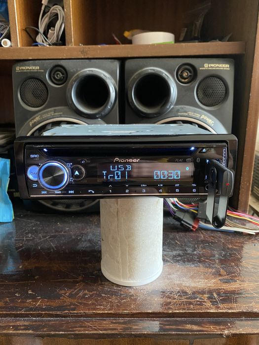 PIONEER DEH-S720DAB - ВИСОК КЛАС- USB Bluetooth CD Радио плеър сд кола