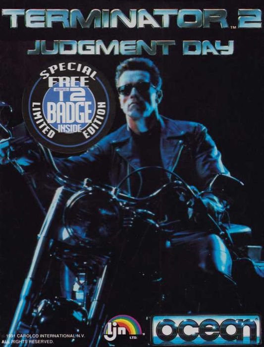 Terminator 2 complet - joc Commodore de colecție pe casetă