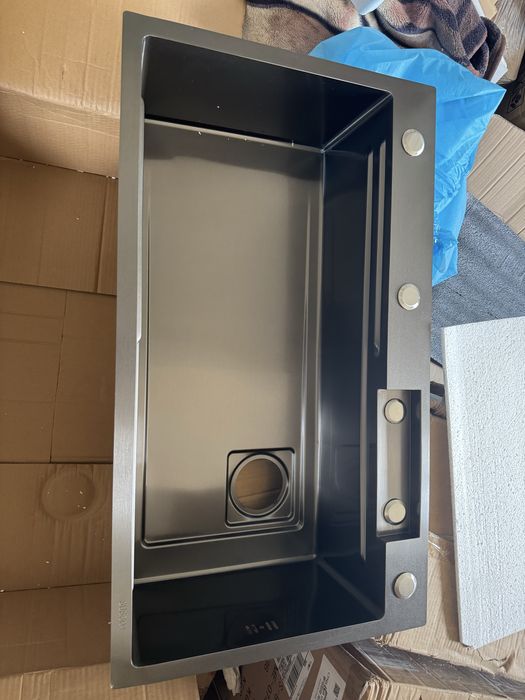 Chiuveta inox SUS304 premium cu baterie multifunctionala