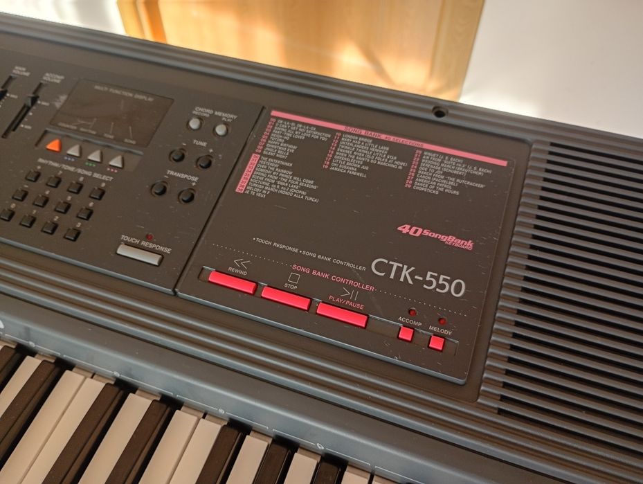 Casio CTK-550 clape dinamice pian orga