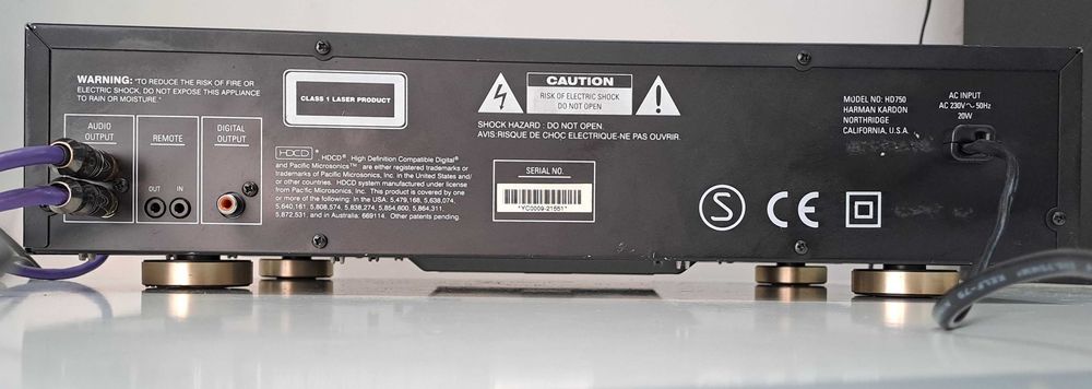 Harman Kardon HD 750 CD player TOP DAC HDCD