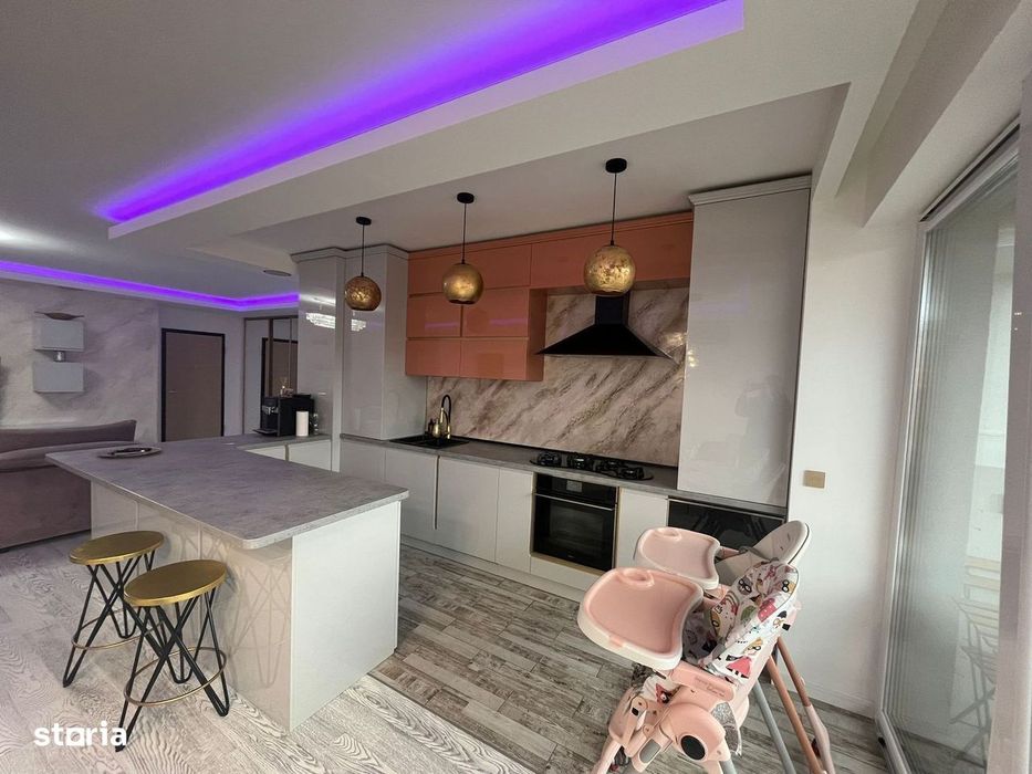 Apartament premium de închiriat în Sibiu – 3 camere, terasă de 26 mp,