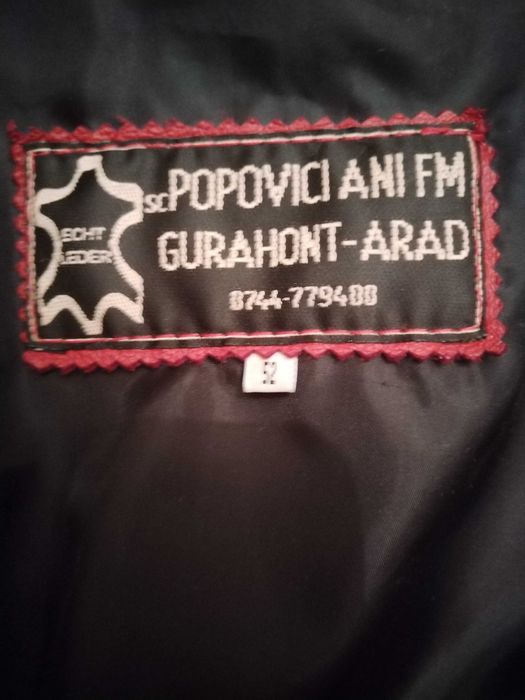 Geaca din piele naturala