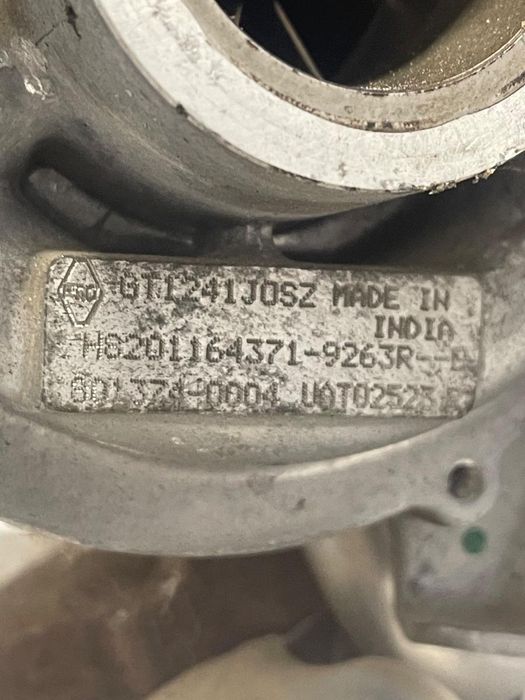 Turbina Renault Fluence L30_ 2010 - > 1.5 Dci K9K 834, Renault Captur J5_, H5_ 2013 - > 1.5 Dci 90 K9K 6.., Dacia Sandero Ii 2012 - > 1.5 Dci K9K