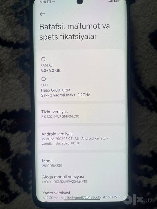 Redmi note 15 ideal yangi